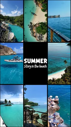 Summer in the beach