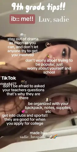 9th grade tips!!
