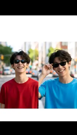 Red and Blue