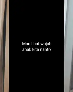 mau liat wajah anak 