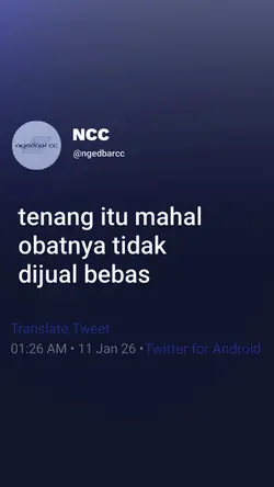 tenang itu mahal