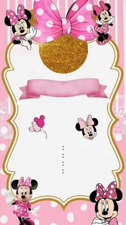 CONVITE MINNIE 
