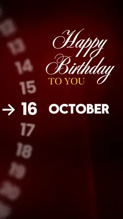 HBD 16 OCTOBER