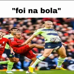 "foi na bola"