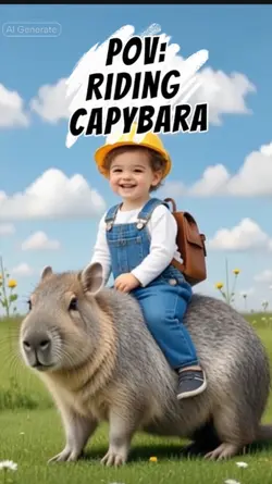 RIDING CAPYBARA