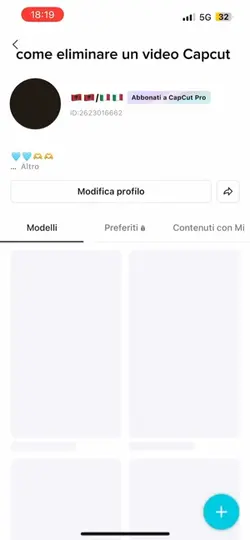 eliminare un modello
