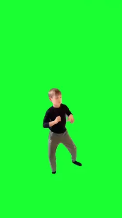 kid vibing dance
