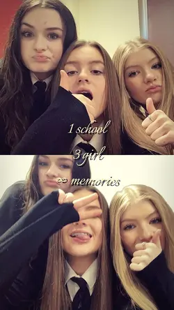 1 school, 3 girl, ∞