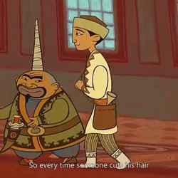 the king and barber