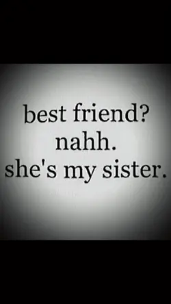 My sister