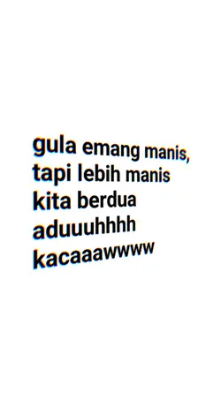 gula emang manis