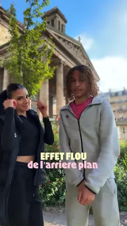  flou arrière plan 😜