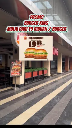 Promo burger king