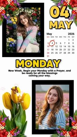 Monday 4 May 2026