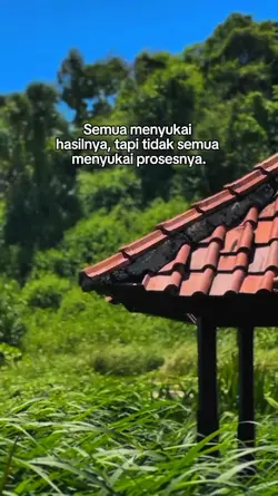menyukai prosesnya