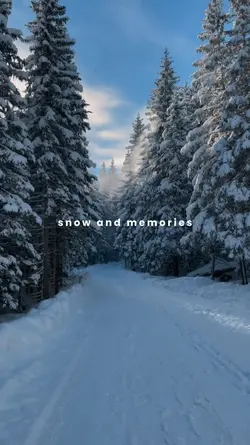 snow and memories