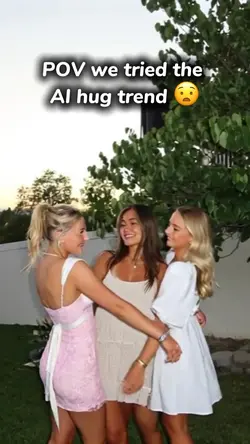 AI hug trend