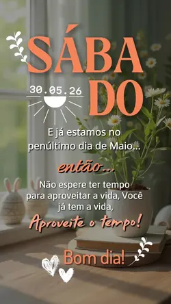 Sábado 30 de maio 