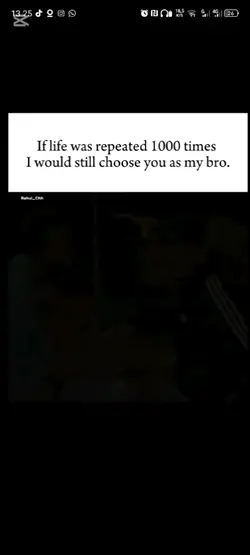 just you