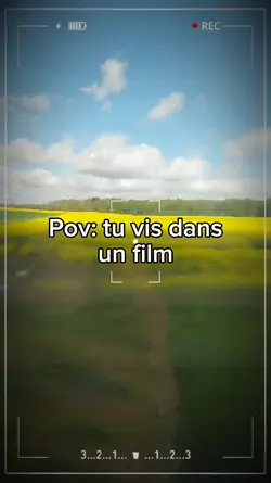 Tu vis dans un film