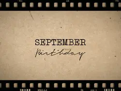 SEPTEMBER BIRTHDAY
