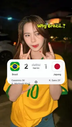 Brazil 2-1 japan