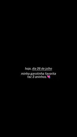 parabéns filha 💘