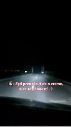 la ce te gandesti?