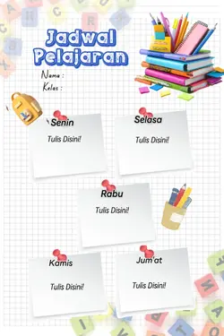 Jadwal Pelajaran SD