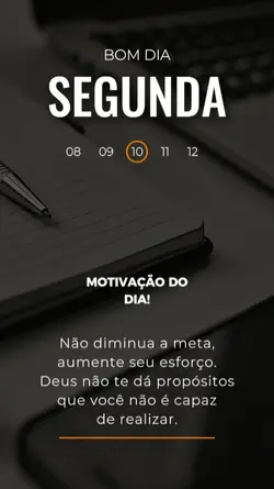 Segunda bom dia
