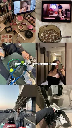 cewe menikmati hidup