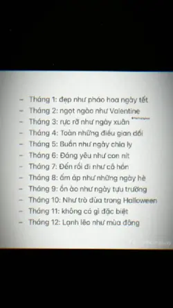 trend tháng 1