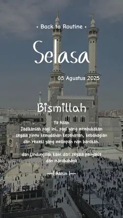 Selasa 5 agustus