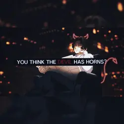 The devil has horns