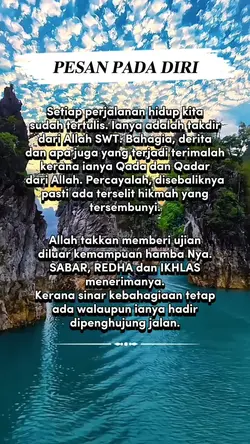 pesan pada diri