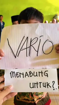 menabung untuk vario