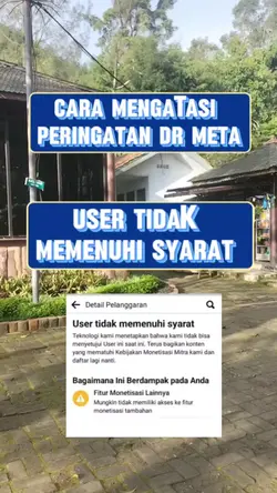 User tidak memenuhi 