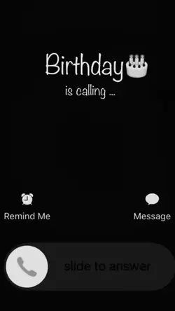 birthday is calling 