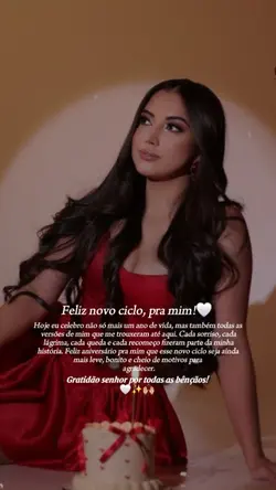 parabéns pra mim