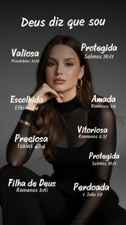 Deus diz sobre mim 