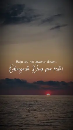 Obrigada Deus