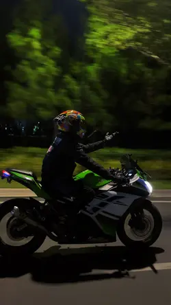 Cinematic night ride