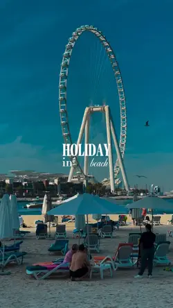 holiday in beach 