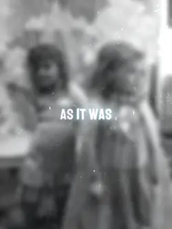 As it was