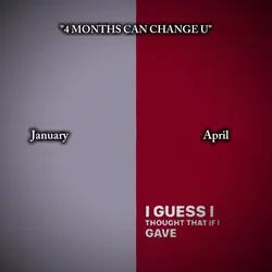 January and April 