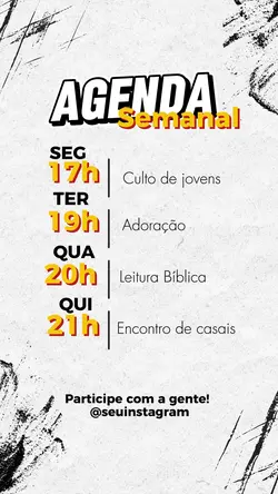 Agenda semanal