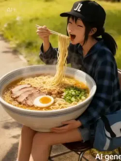 ラーメンうまい、うまい。