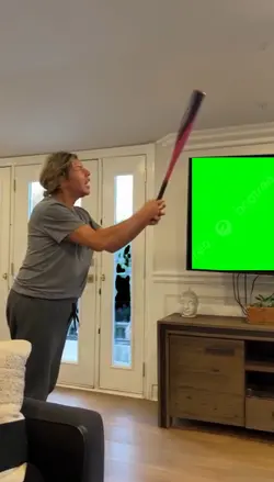 breaking screen tv