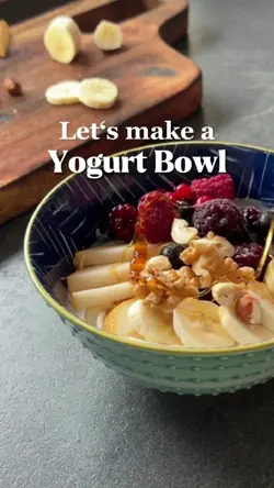 Make a yogurt bowl