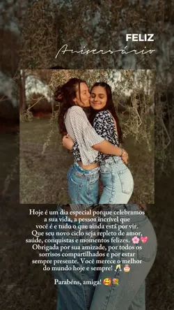 Parabéns Amiga 